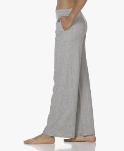 Skin Chistine Katoenen Jersey Broek - Grijs Mêlee -Modewinkel d0421065 42ff 4450 b621 efb751d890bc 220