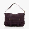 Jérôme Dreyfuss Jerome Dreyfuss Joe S Leren Schouder-/Cross-Body Tas - Noircie Violet