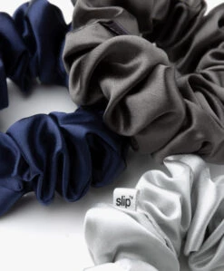 Slip™ 3-Pack Large Zijden Scrunchies - Midnight -Modewinkel dc3174fd f802 4c58 8189 c578dc8ae79b 01