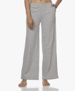 Skin Chistine Katoenen Jersey Broek - Grijs Mêlee