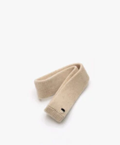 Extreme Cashmere N°132 Fijn Gebreide Elastische Cashmere Tailleriem - Latte -Modewinkel extreme cashmere N132 Fijn Gebreide Elastische Tailleriem Latte 87