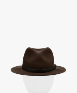 Rag & Bone Wollen Floppy Fedora Packable Hoed - Bruin Mêlee -Modewinkel f4252bb9 907d 4d76 b571 a0d413996542 06