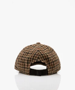 Rag & Bone Rb Heritage Pied-De-Poule Baseball Cap - Bruin -Modewinkel fb8aaac0 f920 4298 9553 47f21e0162db 03