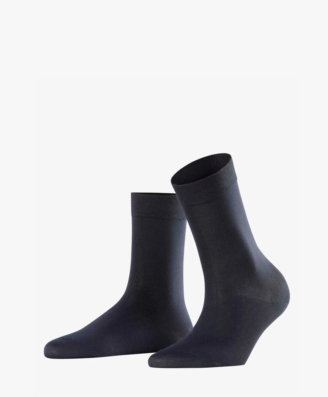 Falke Cotton Touch Damessokken - Donker Navy 4 Falke Cotton Touch Damessokken - Donker Navy - Afbeelding 2