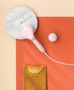 Steamery Pilo Draadloze Wol Ontpiller - Roze -Modewinkel steamery pilo fabric shaver pink 06